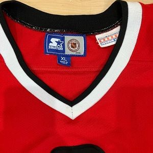 Vintage Chicago Blackhawks Chris Chelios Jersey, Starter